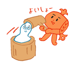 Lucky mallet boy2 sticker #15651628