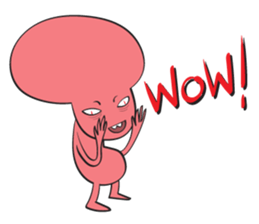 YES! RED ALIEN sticker #15652258