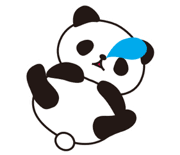 Sticker of the cute panda sticker #15652756