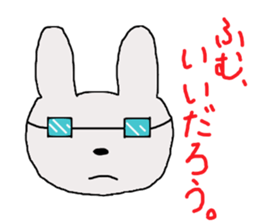 rabbit of the darkness part2 sticker #15654287