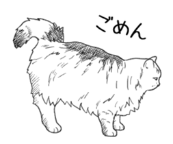 Morphing cat2 sticker #15655432