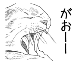 Morphing cat2 sticker #15655449