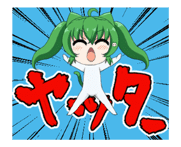 Kawaii Nekomimi girl Animated! sticker #15655555