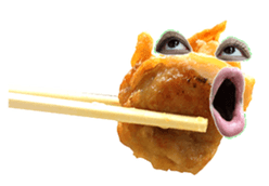 Karaage bomber! sticker #15655690