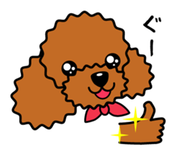 toy-poodle-Sticker sticker #15655747