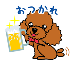toy-poodle-Sticker sticker #15655761