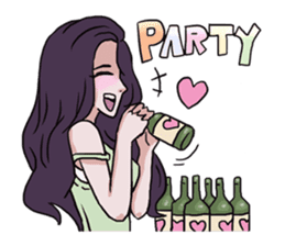 AsB - 141 Music and Soju sticker #15657278