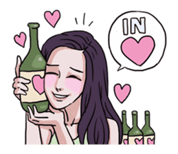 AsB - 141 Music and Soju sticker #15657279