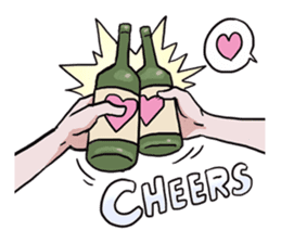 AsB - 141 Music and Soju sticker #15657285