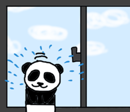 indoor school pannda sticker #15657591