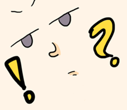 Woman has smug face sticker #15657693