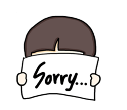 Woman has smug face sticker #15657696