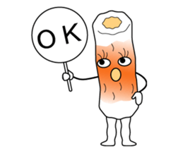 Very good taste Fish sausage sticker #15658422