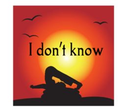 Yoga life (English) sticker #15658606