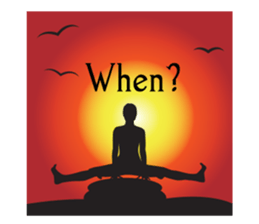 Yoga life (English) sticker #15658620