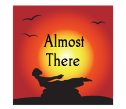 Yoga life (English) sticker #15658622