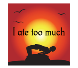 Yoga life (English) sticker #15658624