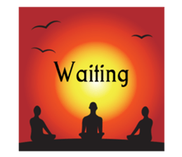 Yoga life (English) sticker #15658629