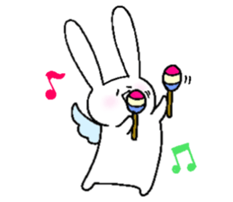 usako happy sticker #15658773