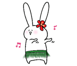 usako happy sticker #15658781