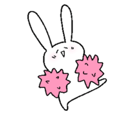 usako happy sticker #15658784