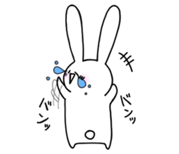 usako happy sticker #15658785