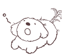My sweet bichon frise sticker #15658953