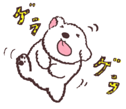 My sweet bichon frise sticker #15658970