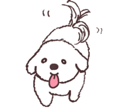 My sweet bichon frise sticker #15658977