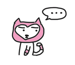 Loving cat sticker #15659033