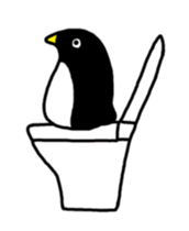 Physical condition poor penguins sticker #15659809