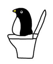 Physical condition poor penguins sticker #15659809