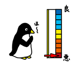 Physical condition poor penguins sticker #15659815