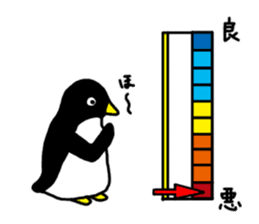 Physical condition poor penguins sticker #15659815