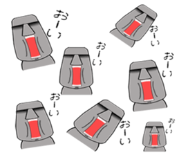 The message moai which it is easy to use sticker #15659893