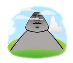 The message moai which it is easy to use sticker #15659913