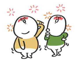 A-Bao and his friend. sticker #15660030