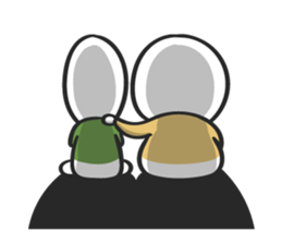 A-Bao and his friend. sticker #15660052