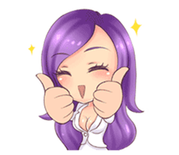 Purple sister sticker #15660250