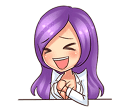 Purple sister sticker #15660251