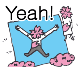 cherry-blossom viewing sticker #15660396