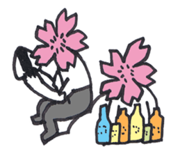 cherry-blossom viewing sticker #15660408