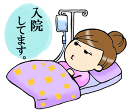 pregnant woman & mather Sticker sticker #15661765