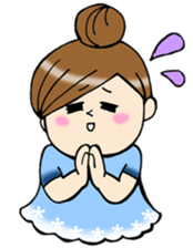 pregnant woman & mather Sticker sticker #15661781