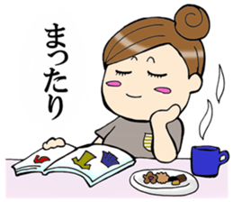 pregnant woman & mather Sticker sticker #15661790
