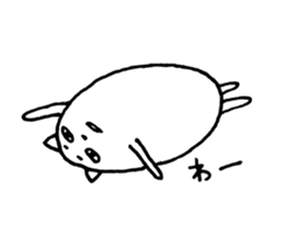 Creatures like a cat sticker #15662905