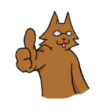 Glasses Cat! sticker #15662986