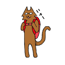 Glasses Cat! sticker #15662988