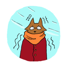 Glasses Cat! sticker #15662989