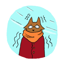 Glasses Cat! sticker #15662989